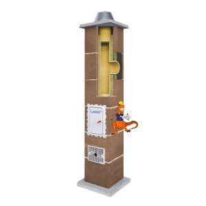 KOMPLETNY KOMIN IZOLOWANY LEIER 4 MB FI 180