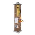 KOMPLETNY KOMIN IZOLOWANY LEIER 4 MB FI 160 + WENT