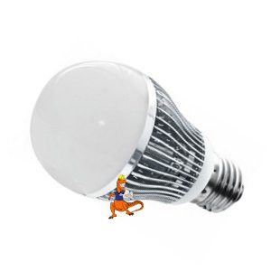 ŻARÓWKA LED SMD 9W ODPOWIEDNIK 60W BIAŁY CIEPŁY 230V