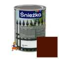 EMALIA CHLOROKAUCZUKOWA DO MALOWANIA ELEMENTÓW STALOWYCH I ŻELIWNYCH KOLOR CZERWONY TLENKOWY RAL8012 10L FIRMY ŚNIEŻKA
