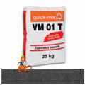 QUICK-MIX ZAPRAWA MURARSKA Z TRASEM TUBAG DO KLINKIERU VM 01 T 25KG ANTRACYTOWO-SZARA