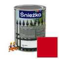EMALIA CHLOROKAUCZUKOWA DO MALOWANIA ELEMENTÓW STALOWYCH I ŻELIWNYCH KOLOR CZERWONY JASNY RAL3020 5L FIRMY ŚNIEŻKA