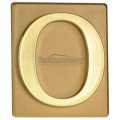 Cyfra plastikowa CLIGO złota 4x4,7 cm "0"