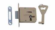 Zamek meblowy wpuszczany na klucz prawy