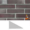 KSZTAŁTKA KLINKIEROWA PEŁNA ADELAJDA BURGUND GŁADKA TYP 122 232x113x71 MM FIRMY ROBEN