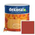 FARBA AKRYLIT W KOLOR CZERWIEŃ POMPEI LATEKSOWA ODPORNA NA SZOROWANIE 5L FIRMY DEKORAL