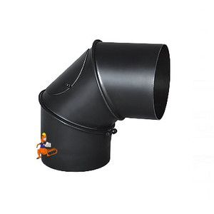 KOLANO STALOWE SPALINOWE WYSOKOTEMPERATUROWE  REGULOWANE KĄT 90 3S  BERTRAMS  FI120