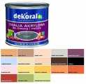 emalia akrylowa do drewna i metalu DEKORAL 0,5l akrylux