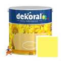 FARBA AKRYLIT W KOLOR SŁONECZNY BLASK LATEKSOWA ODPORNA NA SZOROWANIE 2,5L FIRMY DEKORAL