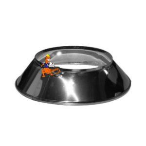 OSŁONA PRZECIWDESZCZOWA STALOWA KWASOODPORNA ŻAROODPORNA KO O WYMIARACH 110x215 MM  KOMINUS