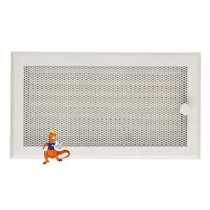 KRATKA KOMINKOWA Z ŻALUZJĄ 160x320MM KREM BROKATOWY PARKANEX
