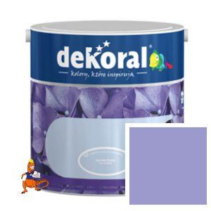 FARBA AKRYLIT W KOLOR PROWANSALSKA LAWENDA LATEKSOWA ODPORNA NA SZOROWANIE 2,5L FIRMY DEKORAL