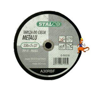 TARCZA DO CIĘCIA METALU PŁASKA 300x3, 2x32MM FIRMA STALCO (S-59300)