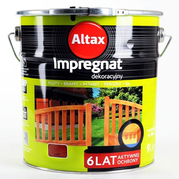 Impregnat do drewna ALTAX mahoŃ 9l