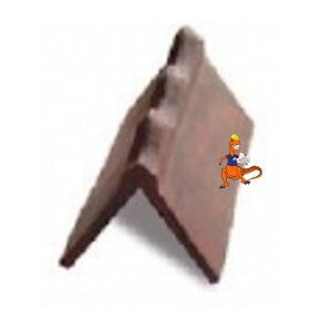 GĄSIOR KĄTOWY CERAMICZNY RĘCZNIE FORMOWANY HERITAGE RED FIRMY FCB